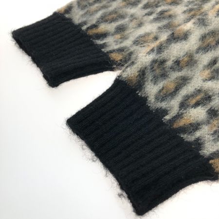  WACKO MARIA ワコマリア モヘアニットカーディガン Ｌサイズ レオパード