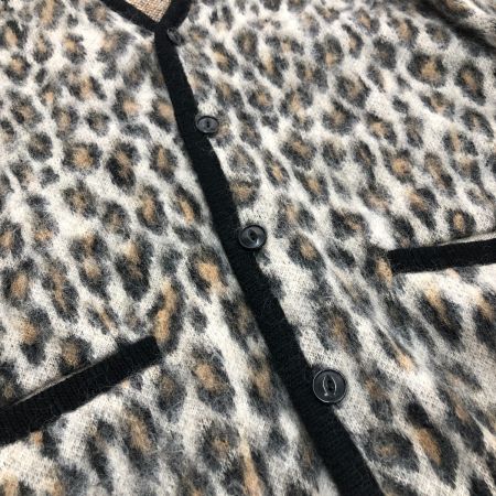  WACKO MARIA ワコマリア モヘアニットカーディガン Ｌサイズ レオパード