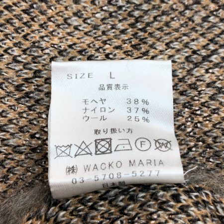  WACKO MARIA ワコマリア モヘアニットカーディガン Ｌサイズ レオパード