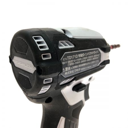  MAKITA マキタ 充電式インパクトドライバ 18V TD171DRGXW ホワイト