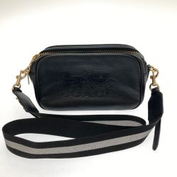 □□ COACH コーチ ショルダーバッグ ジェス クロスボディ  F75818 ブラック Bランク