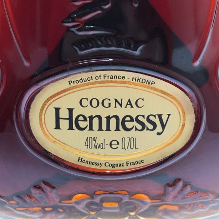  Hennessy ヘネシー X.0 コニャック ブランデー 700ml 40度 クリアボトル 金キャップ 未開栓