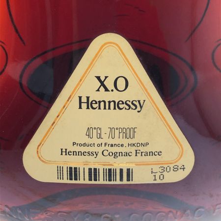  Hennessy ヘネシー X.0 コニャック ブランデー 700ml 40度 クリアボトル 金キャップ 未開栓