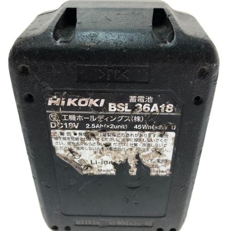  HiKOKI ハイコーキ コードレスインパクトドライバ 36V WH36DC アグレッシブグリーン