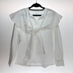 □□ STYLEMIXER ニュアンスタイブラウス Freeサイズ 500GSS30-1020 ホワイト Aランク