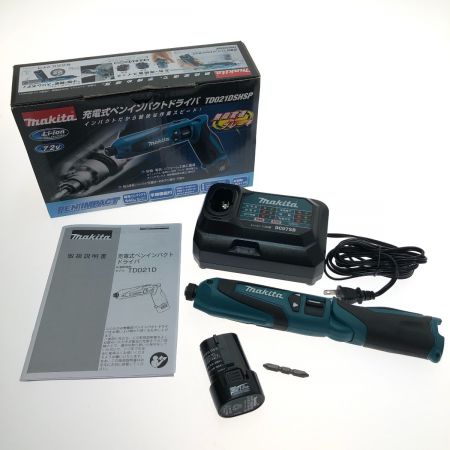  MAKITA マキタ 7.2V充電式ペンインパクトドライバー TD021D グリーン