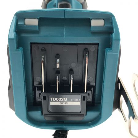  MAKITA マキタ 充電式インパクトドライバ 40V TD002GRDX ブルー