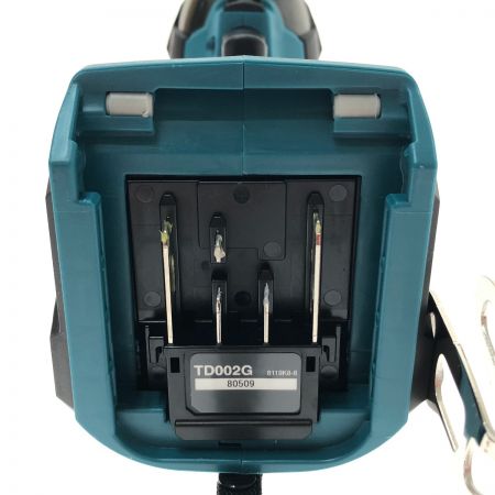  MAKITA マキタ 充電式インパクトドライバ 40V TD002GRDX ブルー