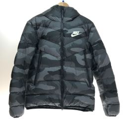 □□ NIKE ナイキ ダウンジャケット Lサイズ BV4764-083 ブラック×グレー Aランク