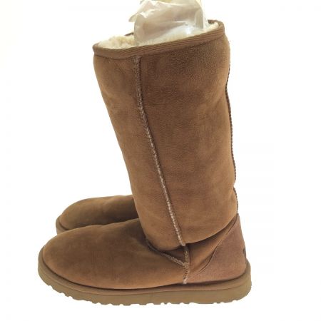  UGG australia ムートンブーツ　サイズ　Ｗ8　約25ｃｍ F80091 キャメル