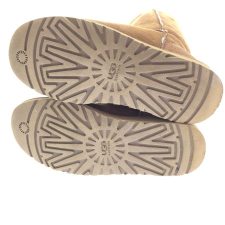  UGG australia ムートンブーツ　サイズ　Ｗ8　約25ｃｍ F80091 キャメル