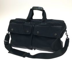 □□ PORTER ポーター アングル ボストンバッグ T003 ブラック Bランク