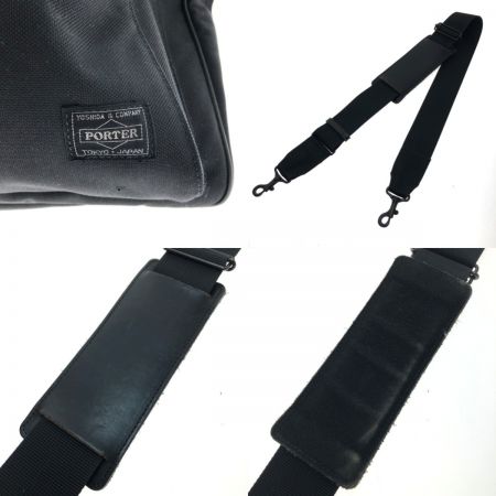  PORTER ポーター アングル ボストンバッグ T003 ブラック