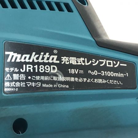  MAKITA マキタ 充電式レシプロソー 18V JR189D 青