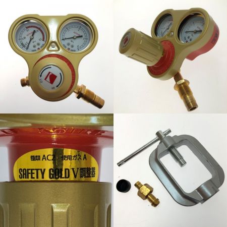  小池酸素工業 溶断器用圧力調整器 セフティゴールドV 酸素・アセチレンセット SG-V-1.SG-V-2