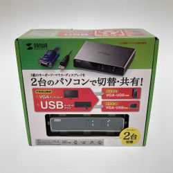□□ サンワサプライ パソコン自動切替器（2:1） SW-KVM2LUN2 Sランク