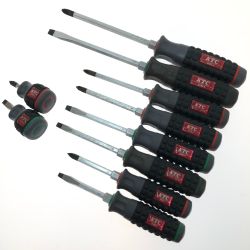 □□ KTC ケーティーシー 樹脂柄ドライバ 10本セット D1 Cランク