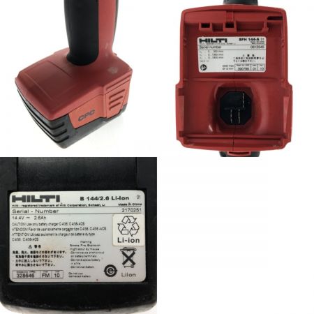  Hilti ヒルティ 充電式ドリル／ドライバー 14.4V SFH144-A
