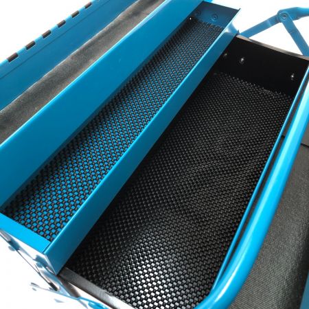  HAZET ハゼット 3段メタルツールボックス 190L 南京錠付き ブルー/ブラック