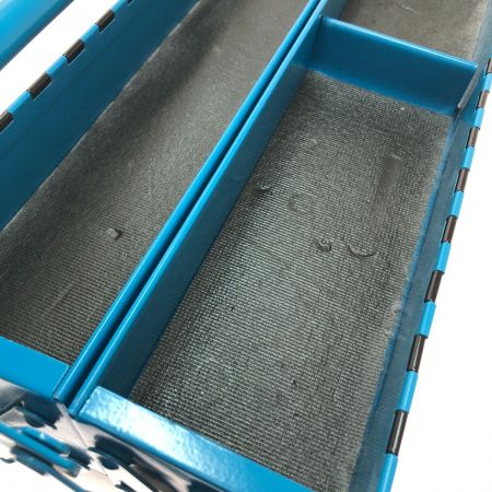  HAZET ハゼット 3段メタルツールボックス 190L 南京錠付き ブルー/ブラック