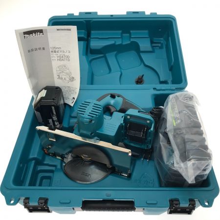  MAKITA マキタ 125mm充電式マルノコ 18V HS471DRG グリーン