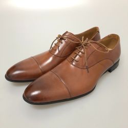 □□ GUIONNET(ギオネ) ビジネスシューズ レザー SIZE 48 BS201 ブラウン Bランク