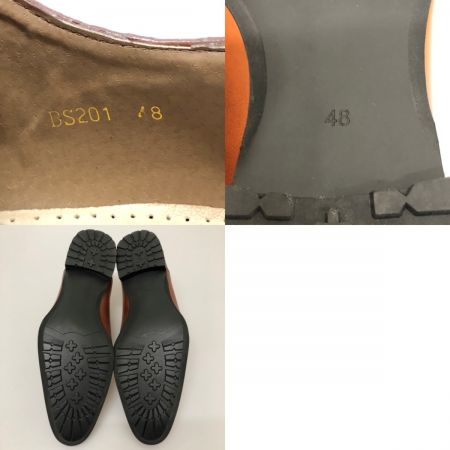  GUIONNET(ギオネ) ビジネスシューズ レザー SIZE 48 BS201 ブラウン