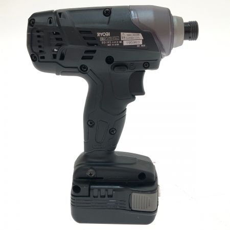  RYOBI リョービ 充電式インパクトドライバ 14.4V EIH183 ブラック