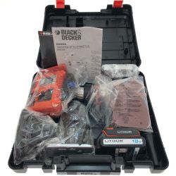 □□ BLACK+DECKER ブラックアンドデッカー 18V リチウム・コードレスマルチツール EVO183 オレンジ Aランク