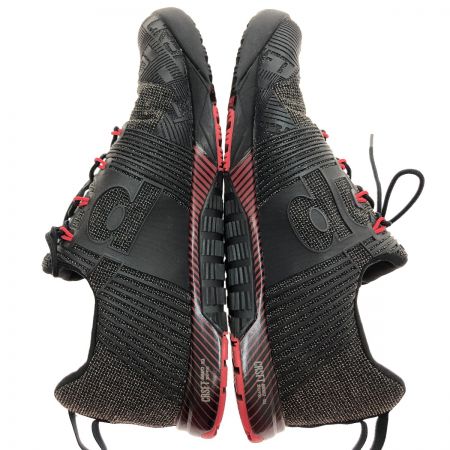  REEBOK リーボック クロスフィット ナノポンプフュージョン スニーカー 26.5cm 本体のみ V67652 ブラック x レッド