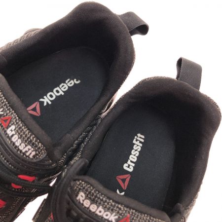  REEBOK リーボック クロスフィット ナノポンプフュージョン スニーカー 26.5cm 本体のみ V67652 ブラック x レッド