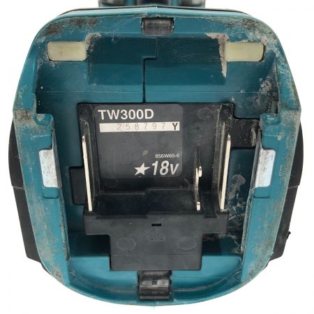  MAKITA マキタ 充電式インパクトレンチ 18V 本体のみ TW300D 青