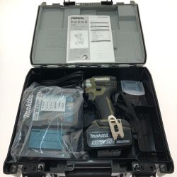 □□ MAKITA マキタ 充電式インパクトドライバ 18V TD173DRGXO オリーブ Aランク