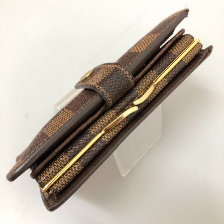  LOUIS VUITTON ルイヴィトン 2つ折り財布 ダミエ ポルトフォイユ ヴィエノワ 本体のみ N61674 エベヌ
