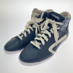 □□ DIESEL ディーゼル ハイカットスニーカー　28ｃｍ RN93243 ネイビー Cランク