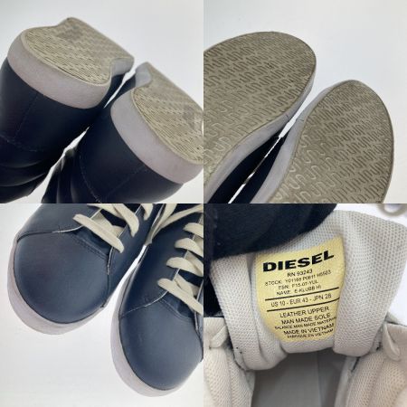  DIESEL ディーゼル ハイカットスニーカー　28ｃｍ RN93243 ネイビー