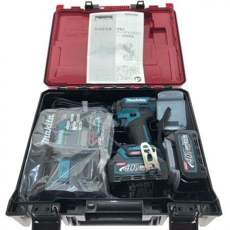  MAKITA マキタ 充電式インパクトドライバ 40V TD002GRDX ブルー