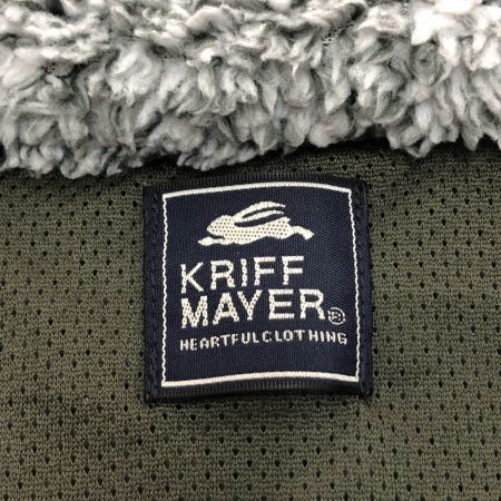  KRIFF MAYER クリフメイヤー シャギー ボアジャケット Lサイズ 2014400 ライトグレー