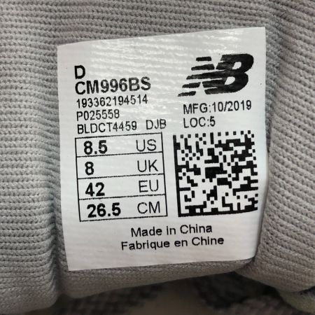  NEW BALANCE ニュー・バランス スニーカー 26.5cm CM996BS グリーン