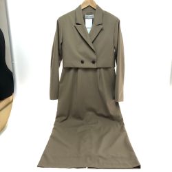 □□ Lily Brown リリーブラウン アームスリットクロップドジャケット ワンピースセット LWFJ234134/LWFO234135 ベージュ Aランク