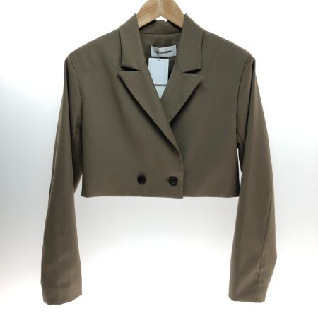  Lily Brown リリーブラウン アームスリットクロップドジャケット ワンピースセット LWFJ234134/LWFO234135 ベージュ