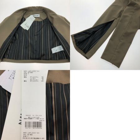  Lily Brown リリーブラウン アームスリットクロップドジャケット ワンピースセット LWFJ234134/LWFO234135 ベージュ