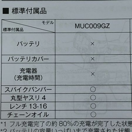  MAKITA マキタ 充電式チェンソー40Vmax チェンソーバーセット 2個セット MUC009GZ