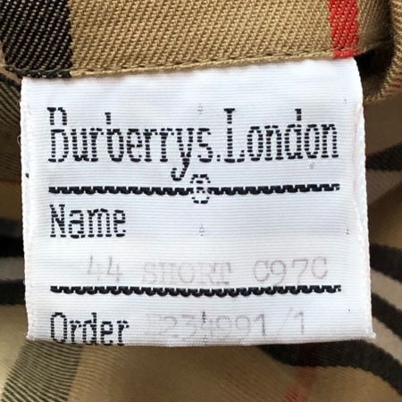  BURBERRY バーバリー ステンカラーコート SIZE 44 SHORT C97C ベージュ