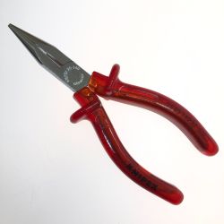 □□ KNIPEX クニペックス プライヤー クリアレッドグリップ 本体のみ 2505 140 S1 Aランク