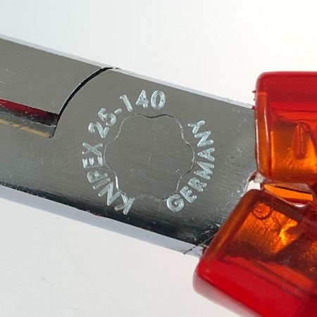  KNIPEX クニペックス プライヤー クリアレッドグリップ 本体のみ 2505 140 S1