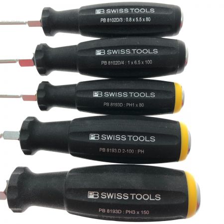  SWISSTOOLS 貫通ドライバー 5本セット