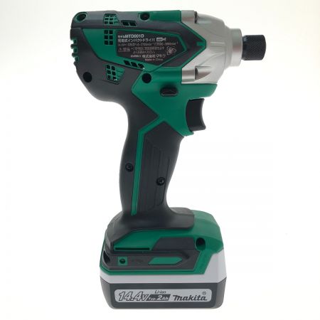  MAKITA マキタ 充電式インパクトドライバ 14.4V MTD001DSAX グリーン