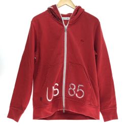 □□ TOMMY トミー ジップパーカー Lサイズ オレンジ系 Cランク