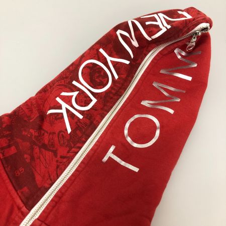  TOMMY トミー ジップパーカー Lサイズ オレンジ系